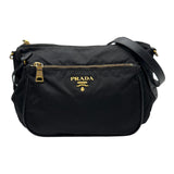 プラダ PRADA ナイロン ショルダーバッグ BT0689 ブラック ナイロン レディース ショルダーバッグ