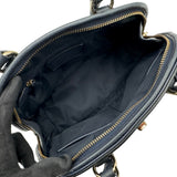 コーチ COACH ミニプリンス ストリート サッチェル 37141 ネイビー レザー レディース ハンドバッグ
