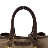 プラダ PRADA ジャガードリボン トートバッグ BN1841 ブラウン ロゴジャガード レディース トートバッグ