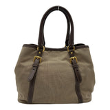 プラダ PRADA ジャガードリボン トートバッグ BN1841 ブラウン ロゴジャガード レディース トートバッグ