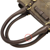 プラダ PRADA ジャガードリボン トートバッグ BN1841 ブラウン ロゴジャガード レディース トートバッグ