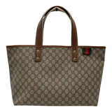 グッチ GUCCI GGスプリーム シェリーライントートバッグ 211134 ベージュ GGスプリームキャンバス/レザー レディース トートバッグ