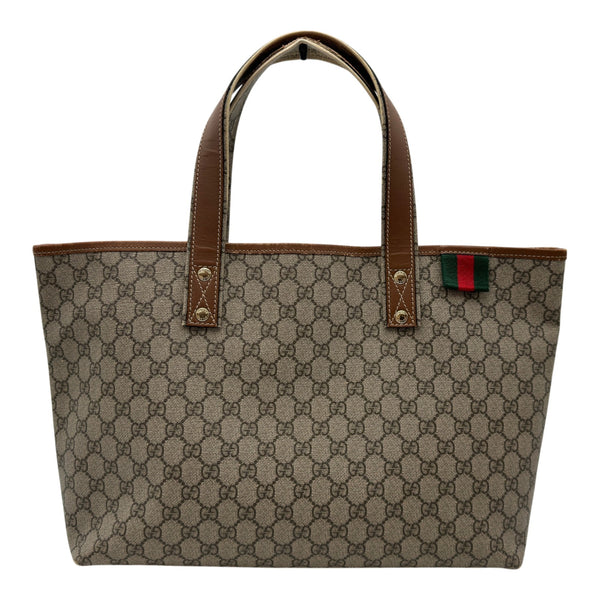 GUCCI plus トートバッグ GGスプリーム シェリーライン ベージュ グッチ GUCCI GGスプリーム シェリーライントートバッグ 211134