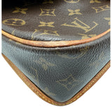 ルイ・ヴィトン LOUIS VUITTON ソローニュ M42250 ブラウン モノグラム/レザー レディース ショルダーバッグ