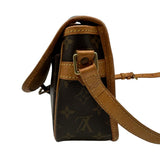 ルイ・ヴィトン LOUIS VUITTON ソローニュ M42250 ブラウン モノグラム/レザー レディース ショルダーバッグ
