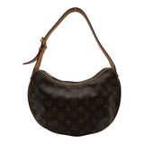 ルイ・ヴィトン LOUIS VUITTON クロワッサンMM M51512 ブラウン モノグラム/レザー レディース ショルダーバッグ