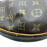 ルイ・ヴィトン LOUIS VUITTON クロワッサンMM M51512 ブラウン モノグラム/レザー レディース ショルダーバッグ