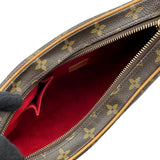 ルイ・ヴィトン LOUIS VUITTON クロワッサンMM M51512 ブラウン モノグラム/レザー レディース ショルダーバッグ
