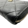 シャネル CHANEL マトラッセ コインケース ブラック ゴールド金具 キャビアスキン レディース コインケース