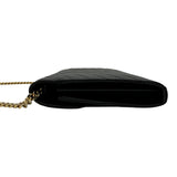 サンローラン SAINT LAURENT カサンドラ チェーンウォレット 377828 ブラック ゴールド金具 グレインカーフ レディース ショルダーバッグ