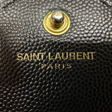 サンローラン SAINT LAURENT カサンドラ チェーンウォレット 377828 ブラック ゴールド金具 グレインカーフ レディース ショルダーバッグ