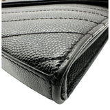 サンローラン SAINT LAURENT カサンドラ チェーンウォレット 377828 ブラック ゴールド金具 グレインカーフ レディース ショルダーバッグ