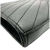 サンローラン SAINT LAURENT カサンドラ チェーンウォレット 377828 ブラック ゴールド金具 グレインカーフ レディース ショルダーバッグ