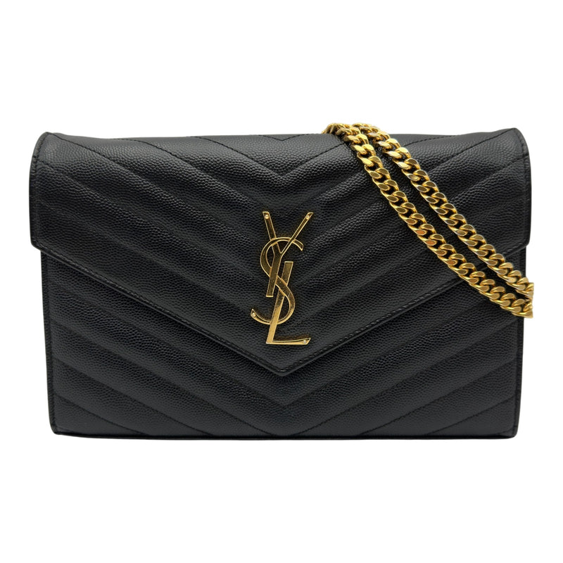サンローラン SAINT LAURENT カサンドラ チェーンウォレット 377828