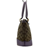 グッチ GUCCI GGキャンバス ラブリートートバッグ 257069 ラベンダー/ベージュ GGキャンバス/レザー レディース トートバッグ