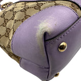 グッチ GUCCI GGキャンバス ラブリートートバッグ 257069 ラベンダー/ベージュ GGキャンバス/レザー レディース トートバッグ