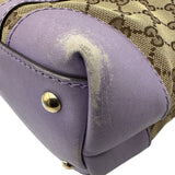 グッチ GUCCI GGキャンバス ラブリートートバッグ 257069 ラベンダー/ベージュ GGキャンバス/レザー レディース トートバッグ
