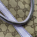 グッチ GUCCI GGキャンバス ラブリートートバッグ 257069 ラベンダー/ベージュ GGキャンバス/レザー レディース トートバッグ
