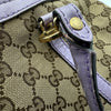 グッチ GUCCI GGキャンバス ラブリートートバッグ 257069 ラベンダー/ベージュ GGキャンバス/レザー レディース トートバッグ