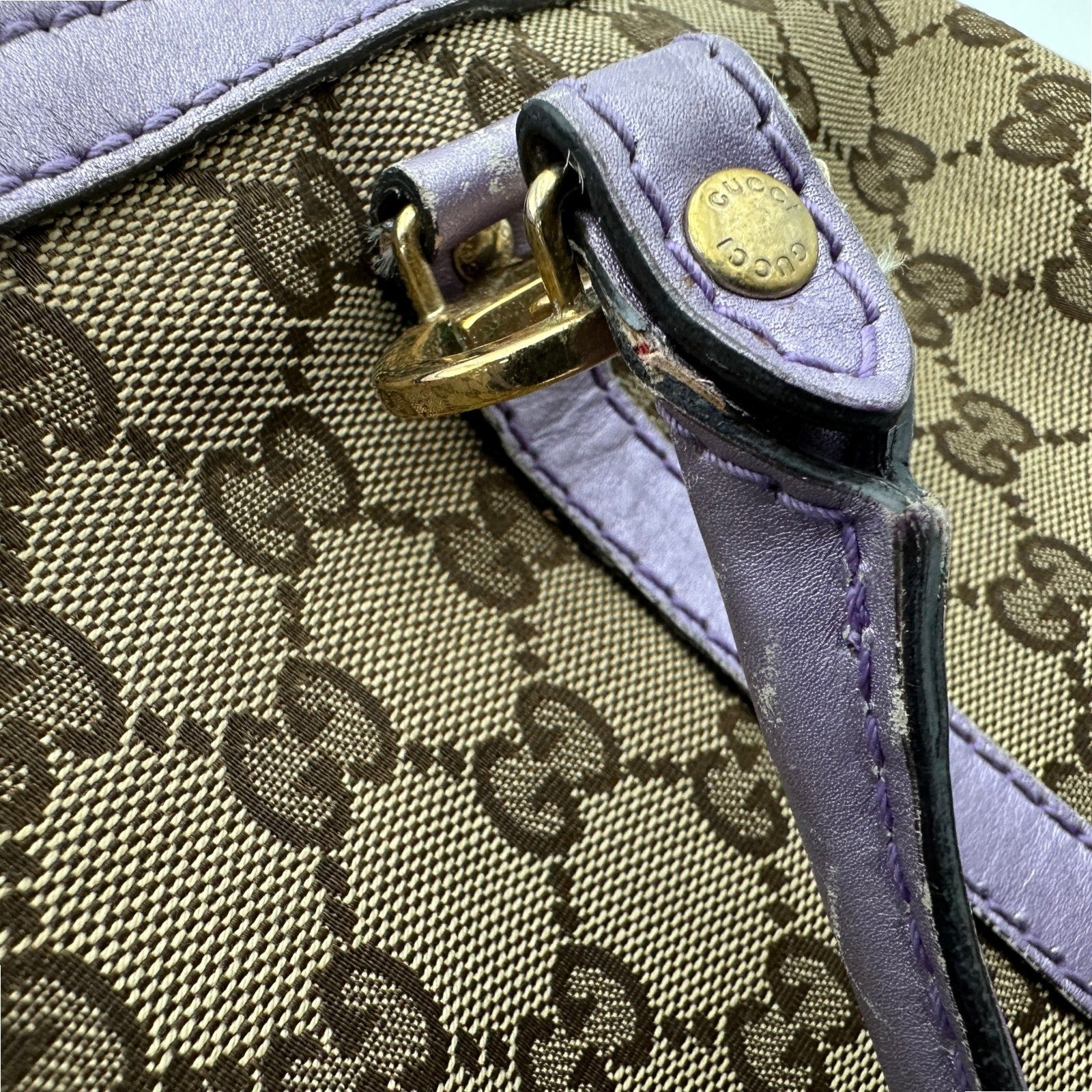 グッチ GUCCI GGキャンバス ラブリートートバッグ 257069 ラベンダー