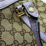 グッチ GUCCI GGキャンバス ラブリートートバッグ 257069 ラベンダー/ベージュ GGキャンバス/レザー レディース トートバッグ