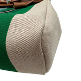 エルメス HERMES エールバックジップPM Ｗ刻 ベージュ/ナチュラル シルバー金具 トワル・ハンター レディース ショルダーバッグ
