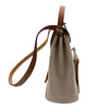 エルメス HERMES エールバックジップPM Ｗ刻 ベージュ/ナチュラル シルバー金具 トワル・ハンター レディース ショルダーバッグ