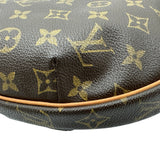 ルイ・ヴィトン LOUIS VUITTON クロワッサンMM M51512 ブラウン モノグラム/レザー レディース ショルダーバッグ