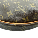 ルイ・ヴィトン LOUIS VUITTON クロワッサンMM M51512 ブラウン モノグラム/レザー レディース ショルダーバッグ