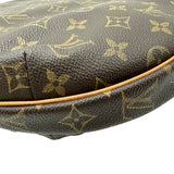 ルイ・ヴィトン LOUIS VUITTON クロワッサンMM M51512 ブラウン モノグラム/レザー レディース ショルダーバッグ