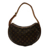 ルイ・ヴィトン LOUIS VUITTON クロワッサンMM M51512 ブラウン モノグラム/レザー レディース ショルダーバッグ