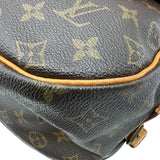ルイ・ヴィトン LOUIS VUITTON ソミュール35 M42254 ブラウン モノグラム/レザー レディース ショルダーバッグ