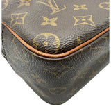 ルイ・ヴィトン LOUIS VUITTON シテMM M51182 ブラウン モノグラム/レザー レディース ショルダーバッグ
