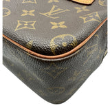 ルイ・ヴィトン LOUIS VUITTON シテMM M51182 ブラウン モノグラム/レザー レディース ショルダーバッグ