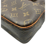 ルイ・ヴィトン LOUIS VUITTON シテMM M51182 ブラウン モノグラム/レザー レディース ショルダーバッグ