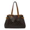 ルイ・ヴィトン LOUIS VUITTON バティニョール・オリゾンタル M51154 ブラウン モノグラム/レザー レディース トートバッグ