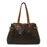 ルイ・ヴィトン LOUIS VUITTON バティニョール・オリゾンタル M51154 ブラウン モノグラム/レザー レディース トートバッグ