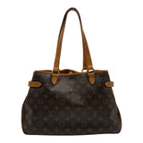ルイ・ヴィトン LOUIS VUITTON バティニョール・オリゾンタル M51154 ブラウン モノグラム/レザー レディース トートバッグ