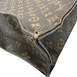 ルイ・ヴィトン LOUIS VUITTON サックプラ M51140 ブラウン モノグラム/レザー レディース トートバッグ