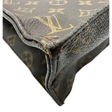 ルイ・ヴィトン LOUIS VUITTON サックプラ M51140 ブラウン モノグラム/レザー レディース トートバッグ