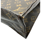 ルイ・ヴィトン LOUIS VUITTON サックプラ M51140 ブラウン モノグラム/レザー レディース トートバッグ