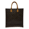 ルイ・ヴィトン LOUIS VUITTON サックプラ M51140 ブラウン モノグラム/レザー レディース トートバッグ