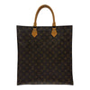 ルイ・ヴィトン LOUIS VUITTON サックプラ M51140 ブラウン モノグラム/レザー レディース トートバッグ