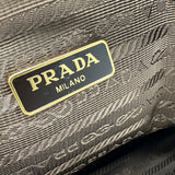 プラダ PRADA デュエット バケットバッグ 1BH038 ブラウン ロゴジャガード レディース ショルダーバッグ