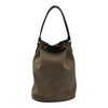 プラダ PRADA デュエット バケットバッグ 1BH038 ブラウン ロゴジャガード レディース ショルダーバッグ