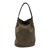 プラダ PRADA デュエット バケットバッグ 1BH038 ブラウン ロゴジャガード レディース ショルダーバッグ