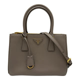 プラダ PRADA ガレリア ミディアム 1BA863 ベージュ サフィアーノレザー レディース ショルダーバッグ
