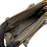 プラダ PRADA ガレリア ミディアム 1BA863 ベージュ サフィアーノレザー レディース ショルダーバッグ
