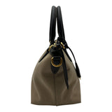 プラダ PRADA ジャガード ハンドバッグ 1BA111 ブラウン ジャガード/レザー レディース ショルダーバッグ