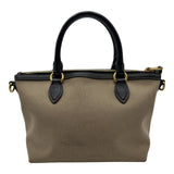 プラダ PRADA ジャガード ハンドバッグ 1BA111 ブラウン ジャガード/レザー レディース ショルダーバッグ